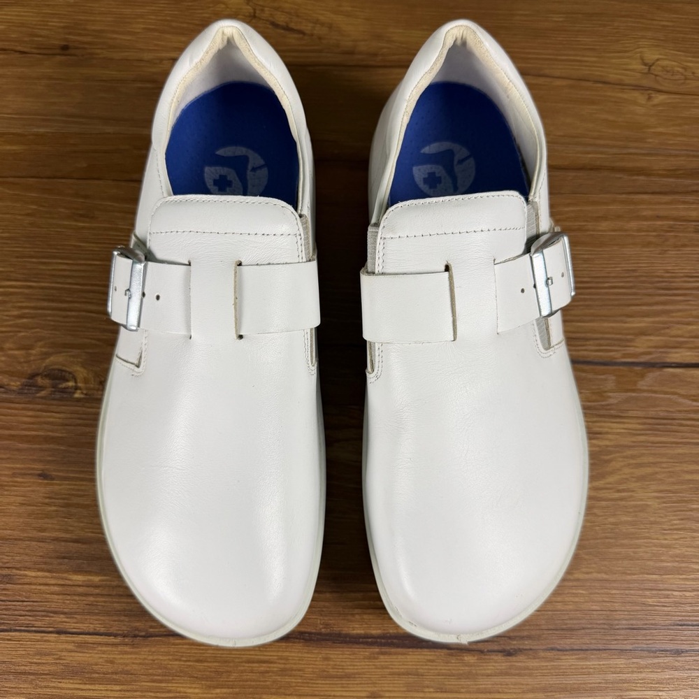Birkenstock Caris Pro Leather Buckle Clogs Women’s Size 7 (38) Slip-On Shoes
